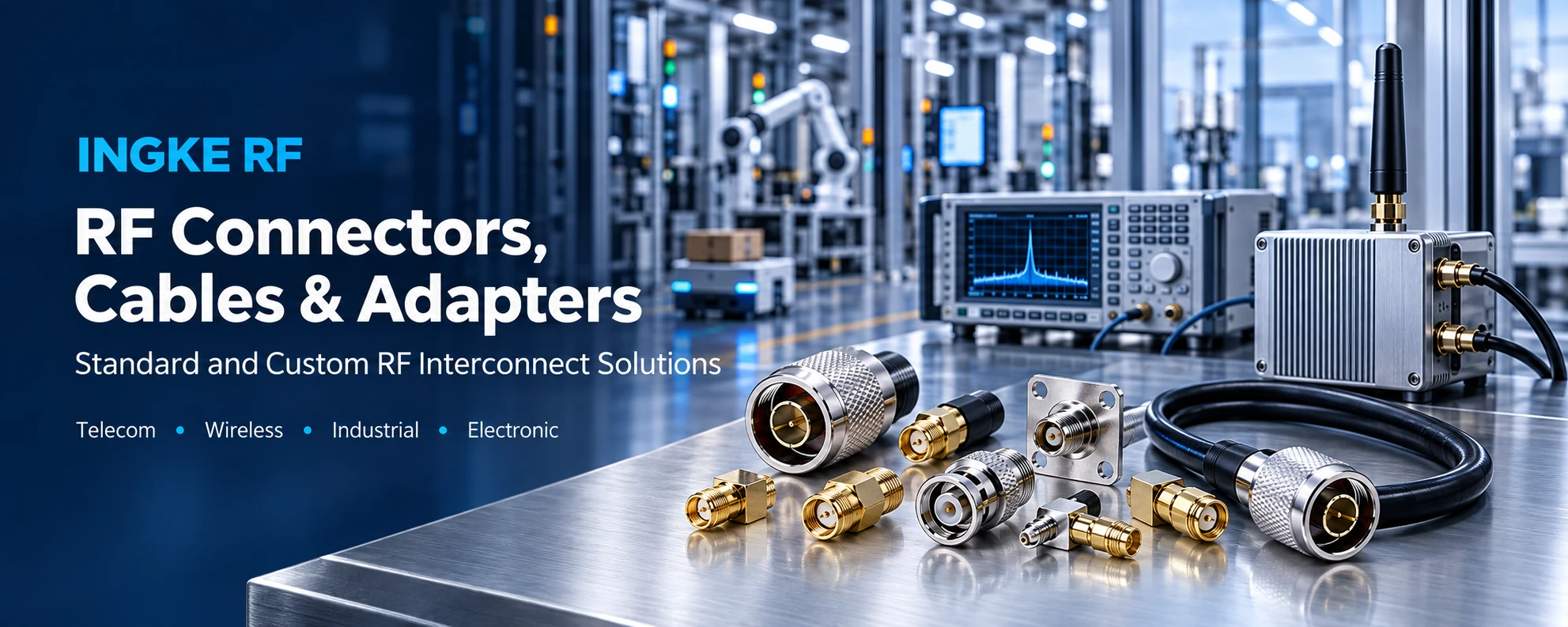 Engineered for consistent RF performance in demanding applications. Explore our connector solutions for your next project.