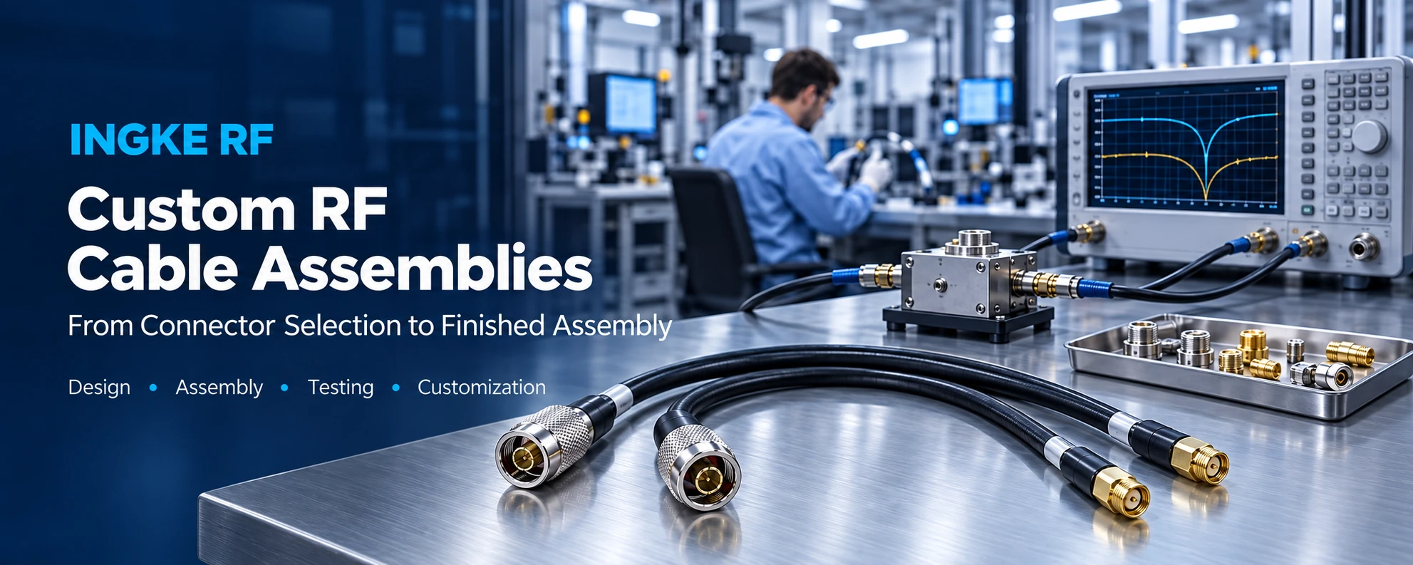 Engineered for consistent signal integrity and long service life. Explore RF cable solutions built for demanding B2B applications.